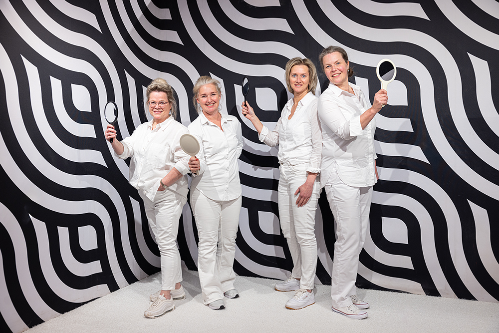 De vier mondhygiënisten van Mondhygiënepraktijk Prinsenland